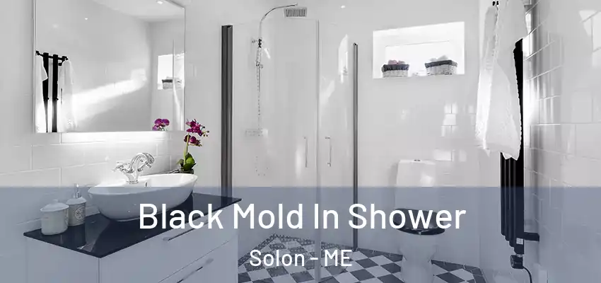 Black Mold In Shower Solon - ME
