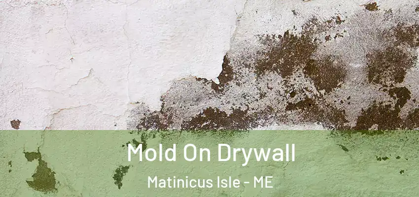  Mold On Drywall Matinicus Isle - ME